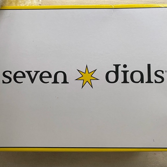 SEVEN DIALS SHANIA NATURAL/NUBUCK ESPADRILLE WEDGE SANDLE/SLIDE SZ 7.5 NWT - Picture 14 of 14